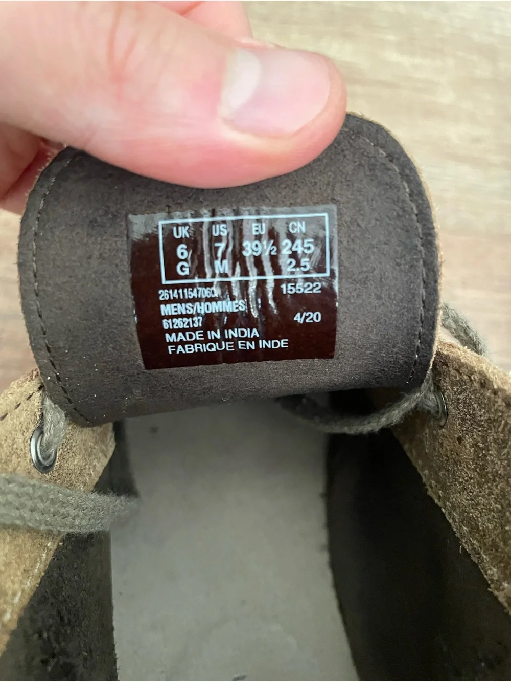 Clarks Men's Suede Chukka Boots in Light Brown